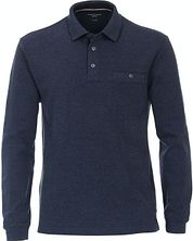 Casa Moda Poloshirt LS Dark Blue