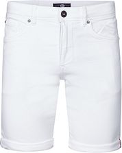 Petrol Denim Short Jackson White