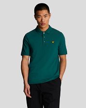 Lyle and Scott Polo Plain Dark Green