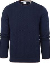 Blue Industry Textured Sweater Dark Blue
