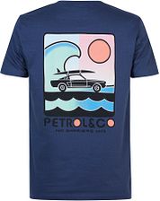 Petrol T Shirt Print Navy