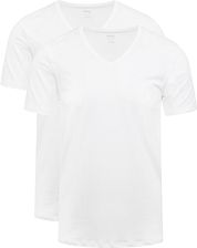 Mey V-neck Dry Cotton T-shirt White 2-Pack