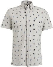 Vanguard Short Sleeves Shirt Print Grey