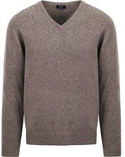 William Lockie Pullover Lambswool Vole Brown Grey