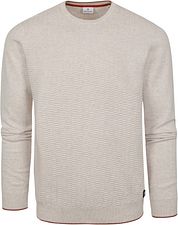 Blue Industry Textured Sweater Light Beige
