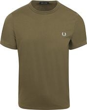 Fred Perry Ringer Shirt Green R79