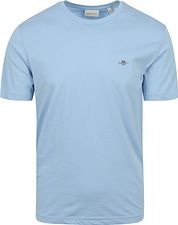 Gant T-shirt Shield Logo Light Blue