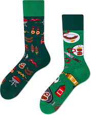Many Mornings Socks Barbecue