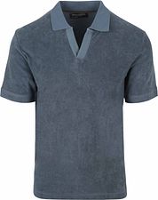Marc O'Polo Polo Shirt Riva Terry Cloth Blue
