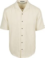 No Excess Short Sleeve Shirt Structure Ecru