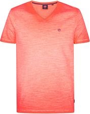 Petrol T-Shirt Stingray Bright Coral