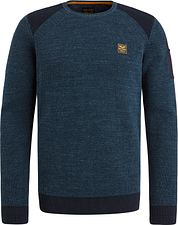PME Legend Sweater Rib Melange Navy