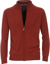 Casa Moda Pullover Zip Brique