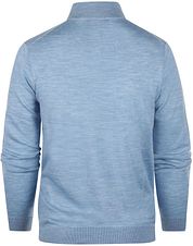 Steppin' Out Half Zip Pullover Merino Wool Sky Blue