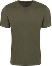 KnowledgeCotton Apparel T-shirt Olive Green