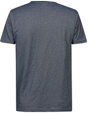Petrol T Shirt Zigzag Navy
