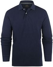 Steppin' Out Longsleeve Polo Shirt Piqué Classic Navy