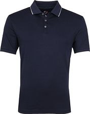Suitable Liquid Polo Shirt Navy