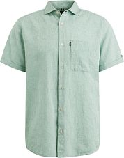 Vanguard Short Sleeve Shirt Linen Green
