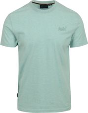 Superdry Classic T Shirt Melange Light Green