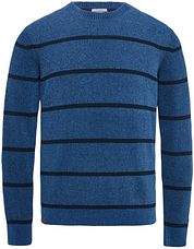 Cast Iron Sweater Striped Dark Blue