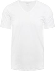 Mey V-neck Dry Cotton T-shirt White