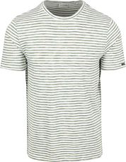 No Excess Stripes T-Shirt Green