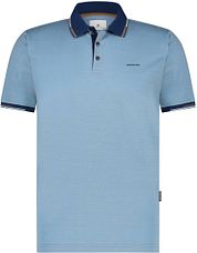 State Of Art Pique Polo Shirt Light Blue