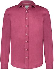 State Of Art Shirt Linen Cherry Red