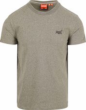 Superdry Classic T Shirt Melange Olive