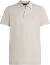 Tommy Hilfiger Linen Piqué Polo Shirt Beige