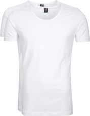 Basic T-shirt met brede ronde hals kopen? in huis - kopen? Gratis levering - Suitable