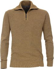 Casa Moda Zip Pullover Yellow