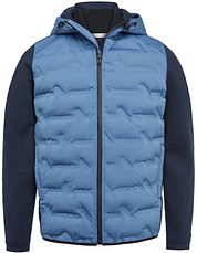 Cast Iron Zip Cardigan Dark Blue