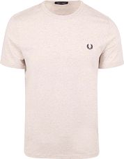 Fred Perry Ringer Shirt Beige X23