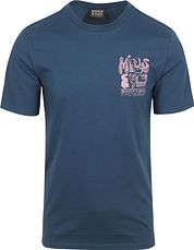 Scotch & Soda T-Shirt Artwork Blue