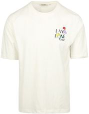 Shiwi T-Shirt Finn Sketched Flowers Off White
