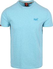 Superdry Classic T Shirt Melange Light blue