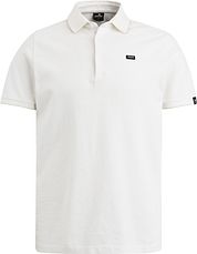 Vanguard Knitted Polo Shirt Ecru