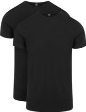 Suitable Ota T-Shirt Round Neck Black 2-Pack