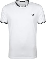 Fred Perry T-shirt Wit