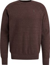 Cast Iron Sweater Heather Plated Brown