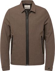 Cast Iron Zip Jacket Karo Brown