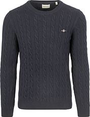 Gant Pullover Cable Navy