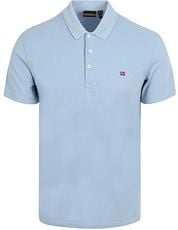 Napapijri Ealis Polo Shirt Chambray Blue