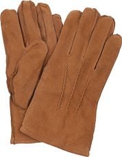 Suitable Suede Gloves Cognac