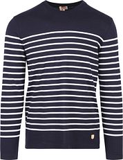 Armor-Lux Port-Louis T-Shirt Stripes Dark Blue