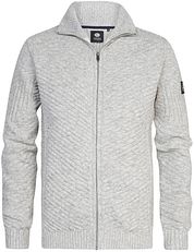 Petrol Cardigan Kankakee Grey