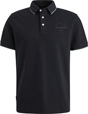 PME Legend Polo Shirt Piqué Logo Navy