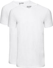 Slater 2-pack Basic Fit T-shirt White
